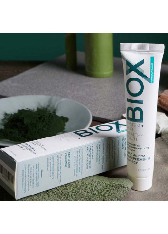 Натуральна зубна паста для протидії карієса з гідроксиапатитом кальцію 75 мл Biox (255299783)