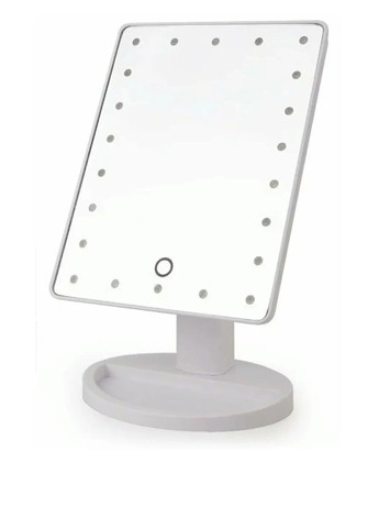 Настольное зеркало для макияжа с подсветкой, 21.5х17 см TV-magazin (257286609)