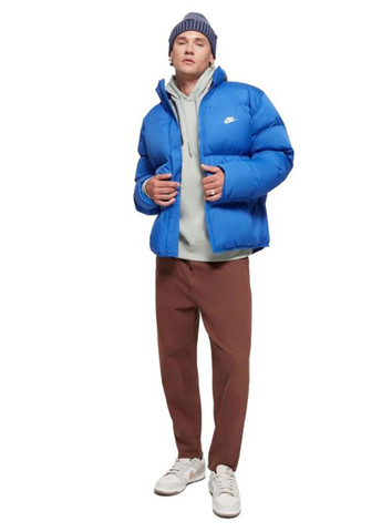 Голубая демисезонная куртка fb7368-480 Nike M NK CLUB PUFFER JKT