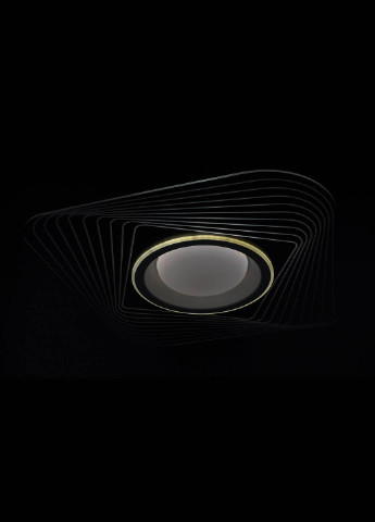 Люстра стельова LED з пультом 1710/500 Чорний 7х49х49 см. Handmade (234539889)