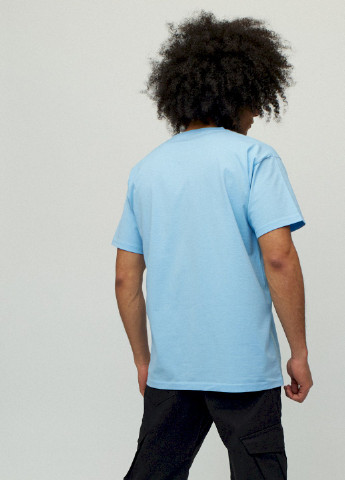 Голубая футболка мужская YAPPI