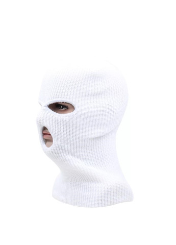 NoName маска бандитка 3 унисекс белый однотонный белый спортивный хлопок производство - Тайвань