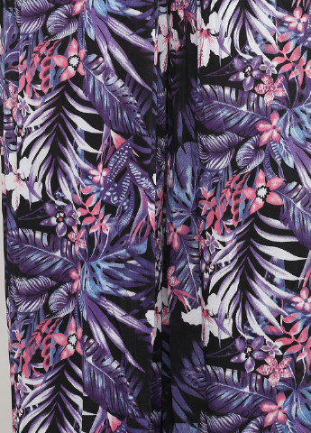 Комбинезон Airisa Fashion комбинезон-брюки цветочный тёмно-синий кэжуал трикотаж, полиэстер