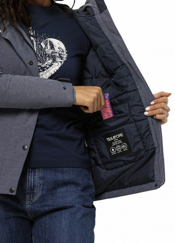 Темно-синя демісезонна куртка Jack Wolfskin SNOWY PARK JKT W