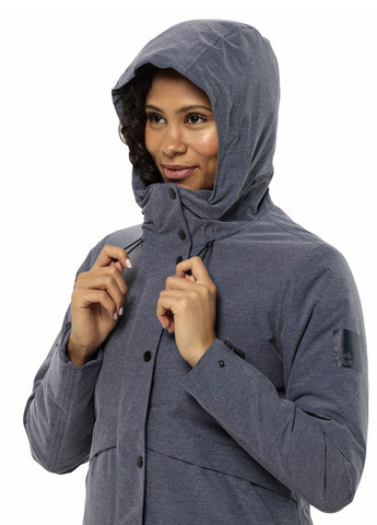 Темно-синя демісезонна куртка Jack Wolfskin SNOWY PARK JKT W