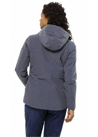 Темно-синя демісезонна куртка Jack Wolfskin SNOWY PARK JKT W