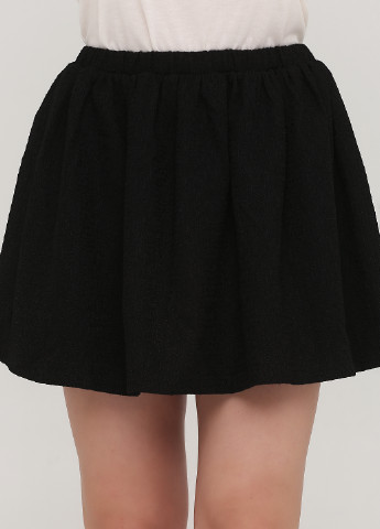 Черная кэжуал однотонная юбка Suncoo Paris клешированная