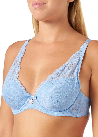 Блакитний демісезонний комплект (бюстгальтер, трусики) Emporio Armani