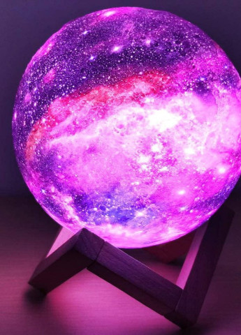 Сенсорний світильник нічник лампа 3D космос Moon-light 16 кольорів на пульті Forus (243194242)