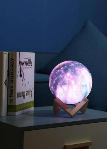 Сенсорний світильник нічник лампа 3D космос Moon-light 16 кольорів на пульті Forus (243194242)