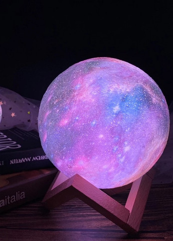 Сенсорный светильник ночник лампа 3D космос Moon-light 16 цветов на пульте Forus (243194242)