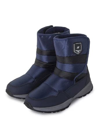 Синие кэжуал зимние ботинки Lilin Shoes