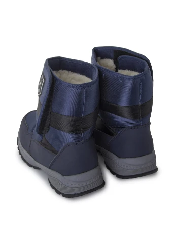 Синие кэжуал зимние ботинки Lilin Shoes