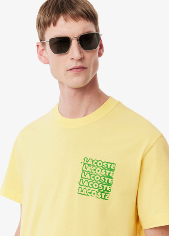 Жовта футболка Lacoste