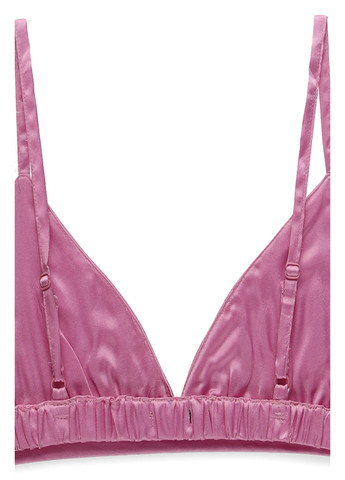 Сиреневый топ бюстгальтер PrettyLittleThing без косточек полиэстер