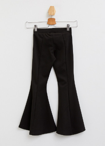 Черные кэжуал демисезонные клеш брюки DeFacto