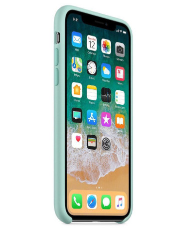 Чехол Silicone Case iPhone Xs/X - Marine Green RCI (220821554)