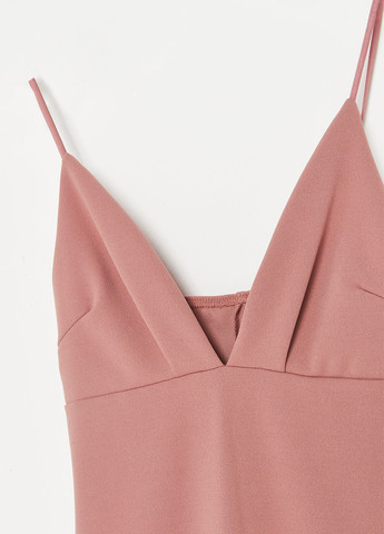 Рожева кежуал сукня в стилі армпір, годе, сукня-комбінація Missguided однотонна