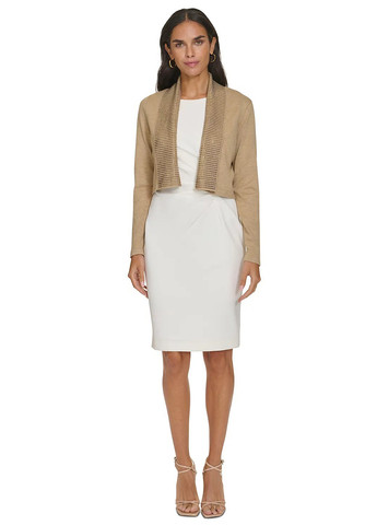 Бежевый демисезонный кардиган Calvin Klein