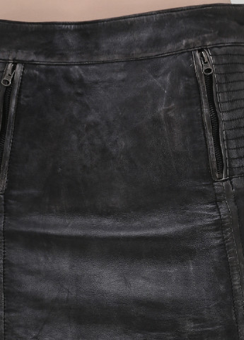 Темно-серая кэжуал однотонная юбка Pepe Jeans карандаш