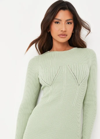 М'ятна кежуал сукня Missguided однотонна