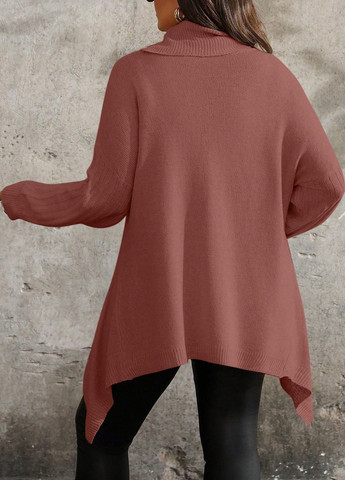 Теракотовий зимовий светр SHEIN