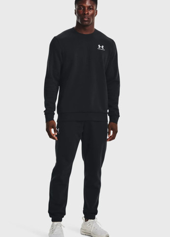 Черный свитшот 1374250-001 Under Armour логотип без декора (322019755)