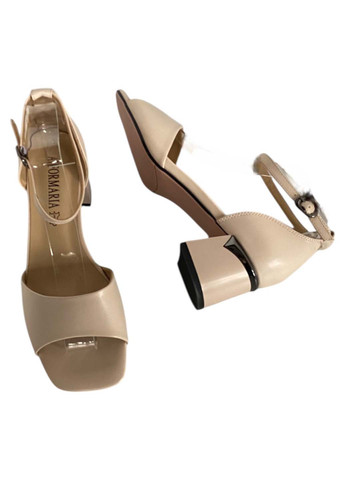 Бежевые босоножки Aiformaria с ремешком