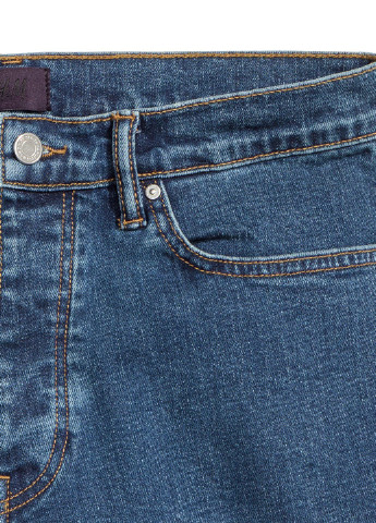 Шорты джинсовые H&M меланжи синие джинсовые