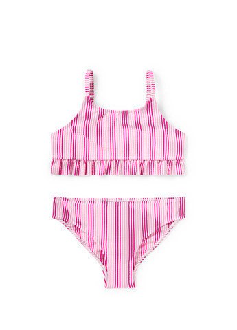 Розовый летний купальник раздельный, топ C&A