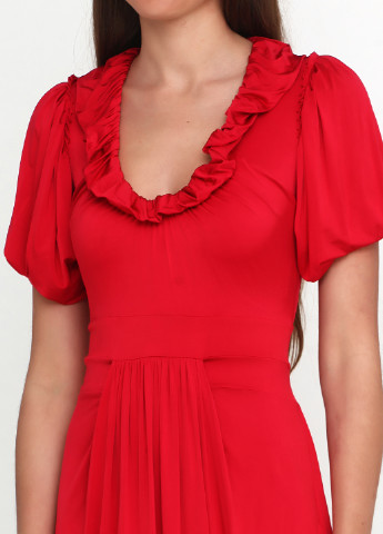 Красное кэжуал платье Paola Frani