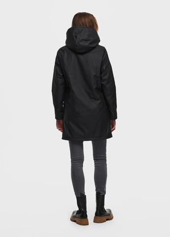 Черная демисезонная куртка куртка-пальто Only