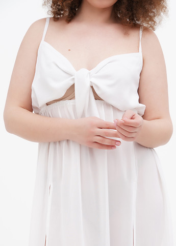 Білий кежуал сукня Boohoo однотонна