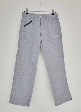 Голубые кэжуал демисезонные брюки со средней талией Murphy & Nye