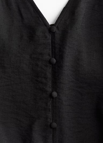 Чорна сукня H&M однотонна