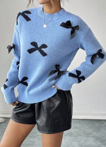 Блакитний демісезонний джемпер джемпер SHEIN