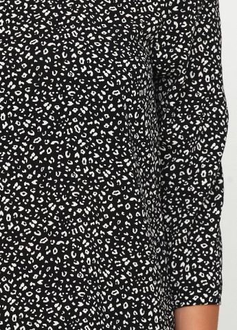 Черно-белая демисезонная блуза Etam