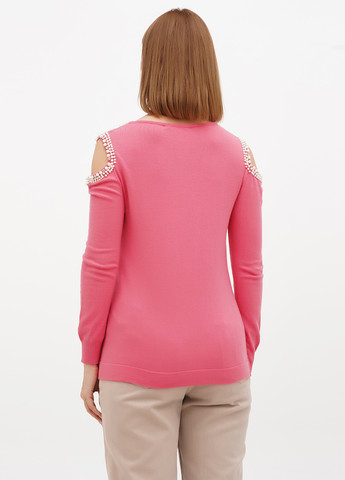 Рожевий демісезонний светр Sassofono