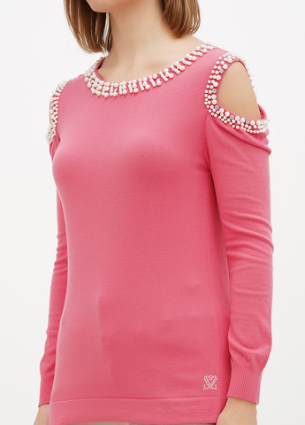 Рожевий демісезонний светр Sassofono