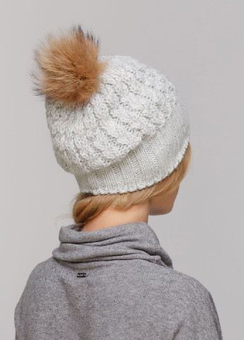 Зимняя теплая женская шапка на флисовой подкладке 550622 Merlini (249643395)