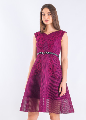 Фіолетова кежуал сукня кльош Vero Moda однотонна