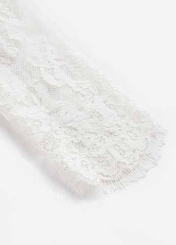 Білий святковий сукня силуетна SHEIN однотонна