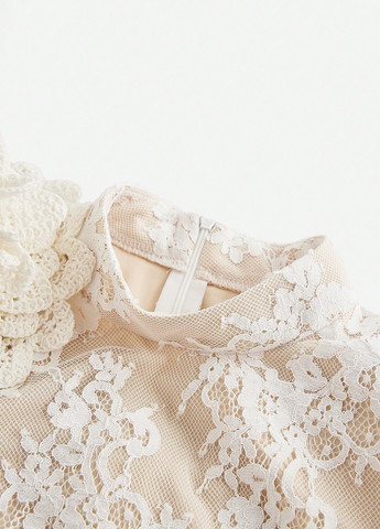 Білий святковий сукня силуетна SHEIN однотонна