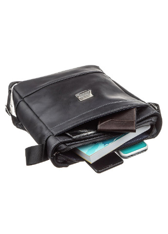 Мужская кожаная сумка 24х28х7 см Shvigel (252127724)