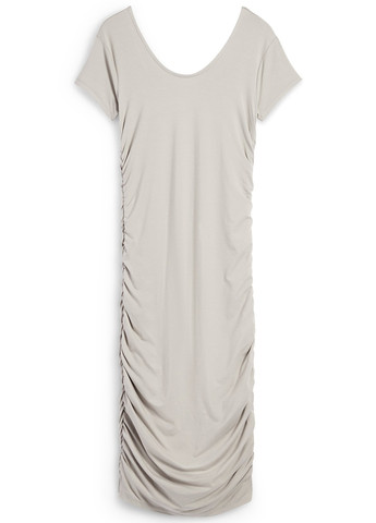 Серое кэжуал платье платье-футболка C&A однотонное