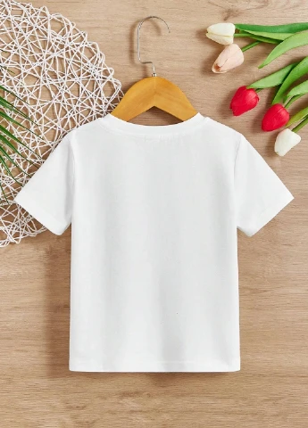 Белая летняя футболка SHEIN