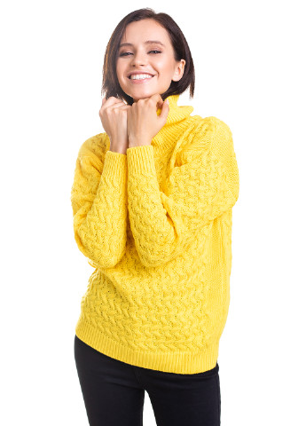 Желтый демисезонный свитер Bakhur