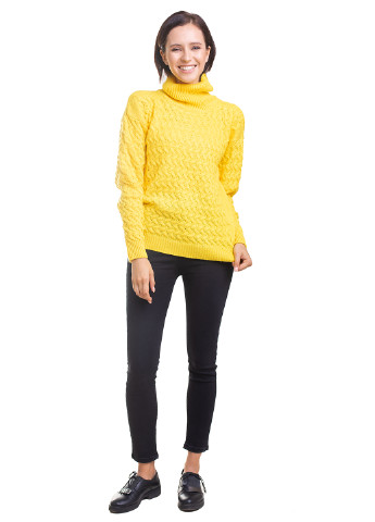 Желтый демисезонный свитер Bakhur