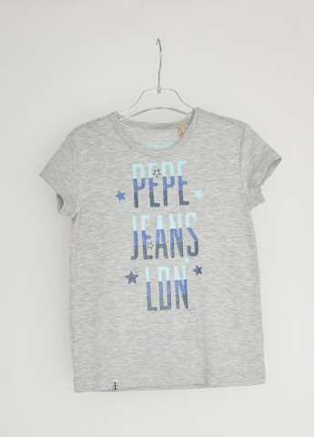 Сіра літня футболка Pepe Jeans