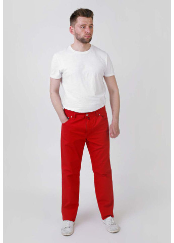 Красные джинсы Pierre Cardin